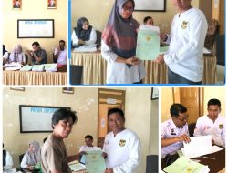 Kades Jipang dan BPN Gowa Serahkan Ratusan Sertifikat Tanah PTSL