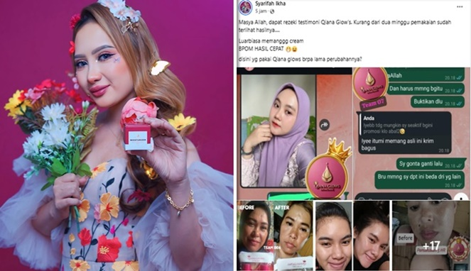 Krim Qiana Glow’s Disorot Netizen: Glowing Instan atau Efek Racikan Ajaib?