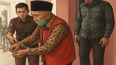 Kakek Peot Naik Mobil Pribadi Saat Sidang, Diduga Dapat Perlakuan Khusus Jaksa