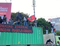 Makassar Bergejolak, Aliansi KERAMAT Teriakkan “Gulingkan Prabowo-Gibran”