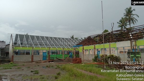 Anggaran Rp 578 Juta, Atap SDI Sugitangnga Tetap Pakai Balok Lama?