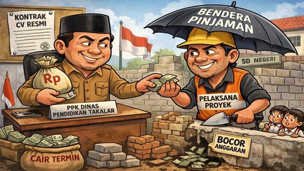 Nama di Kontrak Fiktif? Proyek Sekolah Takalar Rp207 Juta Disorot