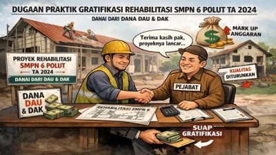 Cium Bau Gratifikasi di SMPN 6 Polut, Dana Pendidikan Takalar Harus Dibuka!