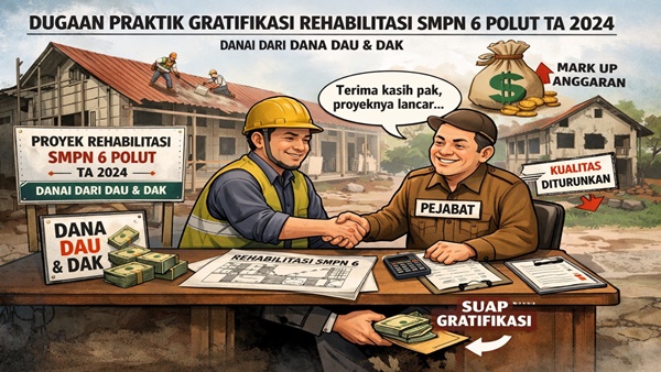 Cium Bau Gratifikasi di SMPN 6 Polut, Dana Pendidikan Takalar Harus Dibuka!