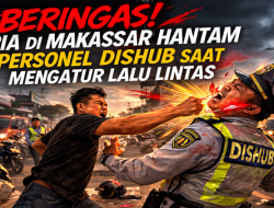 Mengamuk di Jalan Raya, Pria di Makassar Hajar Personel Dishub Hingga Rahang Bergeser