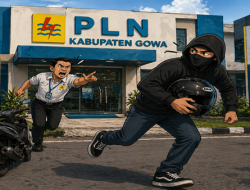 Aksi Maling Mengganas di PLN Sungguminasa, Pelanggan Teriak Tapi Tak Digubris