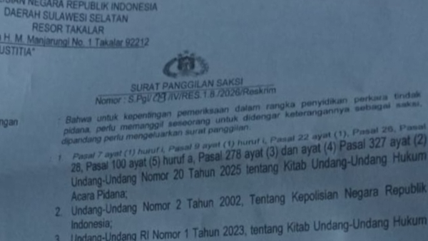 Inkracht 'Dihajar' Polres Takalar Diguncang Laporan ke Propam