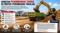 Bau Dugaan Praktik Ilegal di Balik Timbunan Tanah Proyek Perumahan Takalar