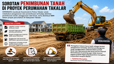 Bau Dugaan Praktik Ilegal di Balik Timbunan Tanah Proyek Perumahan Takalar