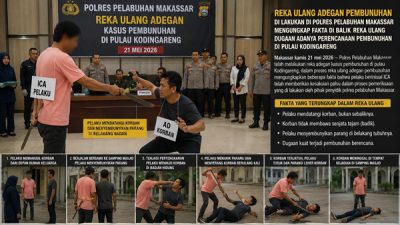 Darah Tumpah di Kodingareng, Rekonstruksi Ungkap Dugaan Pembunuhan Sudah Dirancang