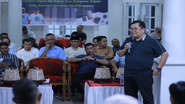 Bupati Takalar Hadiri Turnamen Domino Antar Kepala Desa, Suasana Penuh Keakraban