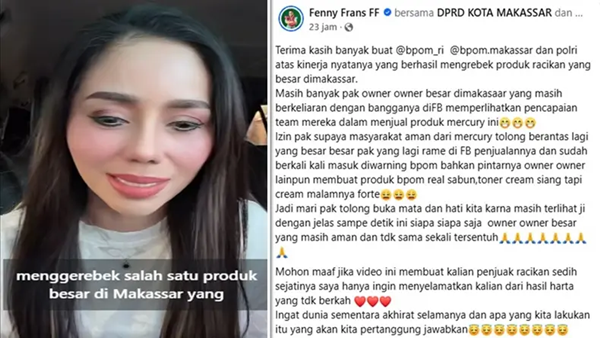 Koar Anti Merkuri, Fenny Frans Justru Jadi Bulan-Bulanan Netizen