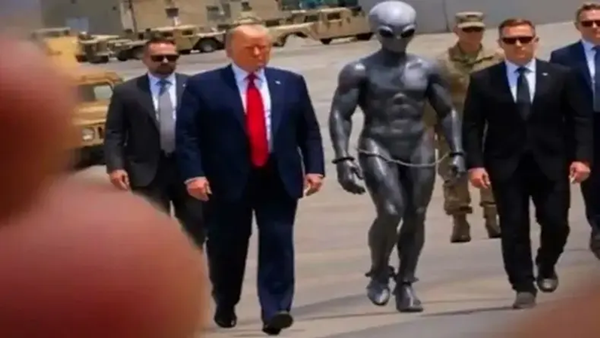 Trump Pamer “Bestie Alien” di Media Sosial, Warganet Auto Salah Fokus