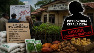 Istri Oknum Kades Diduga Nikmati Bantuan Ketahanan Pangan, Warga Desak Audit