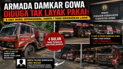 Kinerja Dipertanyakan, Armada Damkar Gowa Didominasi Kendaraan ‘Rusak’