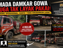 Kinerja Dipertanyakan, Armada Damkar Gowa Didominasi Kendaraan ‘Rusak’