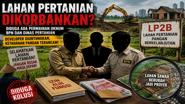PRI Ngamuk! Dugaan Kongkalikong Developer dengan Oknum BPN Minta Diusut Tuntas
