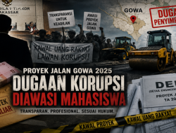 Mahasiswa Alauddin Kawal Dugaan Korupsi Proyek Jalan Gowa 2025