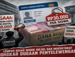 LEMPAR Siap Demo, Soroti Dugaan Penawaran Kartu Absen Digital Rp30 Ribu per Siswa Didanai BOS
