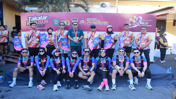 Takalar Run 2026 Semarakkan Hari Bhayangkara ke-80, Ribuan Pelari Padati Mapolres Takalar