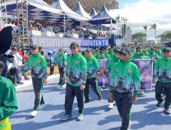 Kontingen PGRI Takalar Tampil Menonjol pada Pembukaan Porsenijar PGRI Sulsel 2026