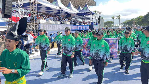 Kontingen PGRI Takalar Tampil Menonjol pada Pembukaan Porsenijar PGRI Sulsel 2026