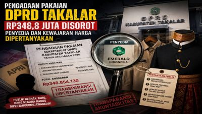 Belanja Pakaian Rp348,8 Juta Mengundang Tanda Tanya, Sekwan Takalar Diminta Diperiksa