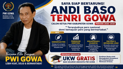 Pertarungan Ketua PWI Gowa Dimulai! Andi Baso Tenri Muncul dengan Janji UKW Tanpa Biaya