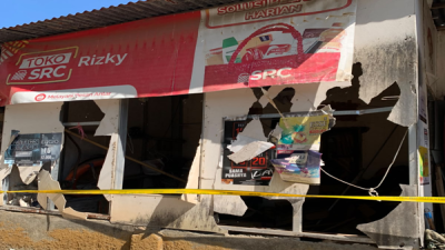 Aksi Brutal di Laikang, Rumah dan Tempat Usaha Warga Porak-poranda, Rugi Rp100 Juta