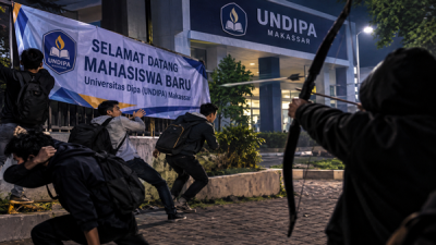 Diserang Busur Saat Pasang Spanduk, Mahasiswa UNDIPA Makassar Lapor Polisi
