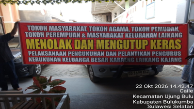 Gejolak KKB Karaeng Laikang Kajang! Warga Mengaku Tak Dilibatkan, Pengukuhan Diminta Ditunda