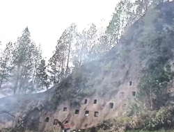 Makam Tebing di Toraja Utara Dilalap Api, Ratusan Jenazah Hangus