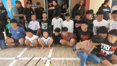 Mahasiswa Tewas Diserang Geng Motor “Bocil”, 19 Remaja Dicokok Polisi